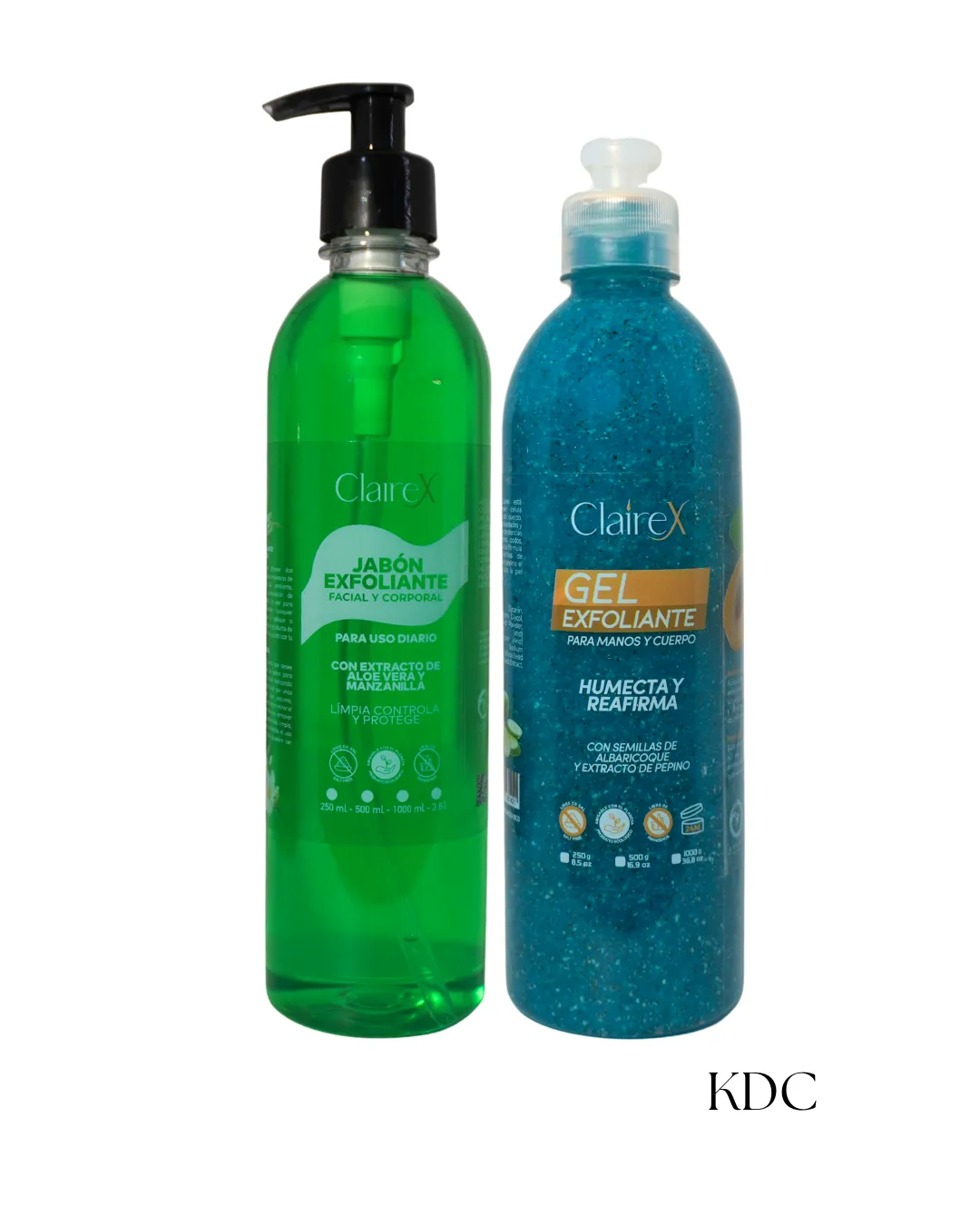 Kit corporal diseñado para limpiar, renovar y depilar la piel, aportando una sensación inmediata de frescura y confort.