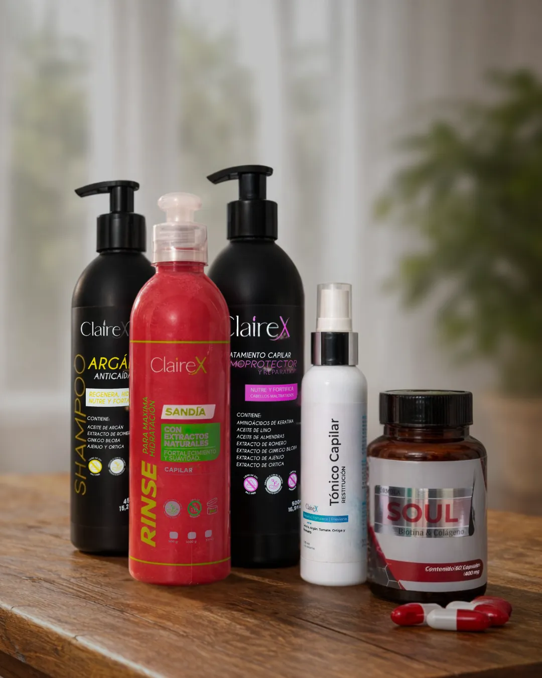 KIT LINEA ANTICAIDA CABELLO LISO