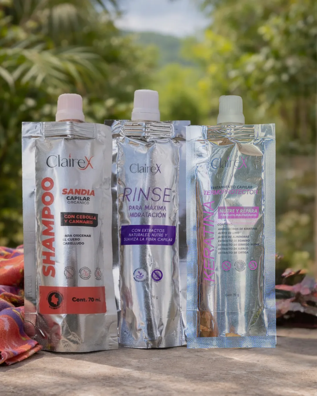 KIT LINEA VIAJERA CABELLO LISO